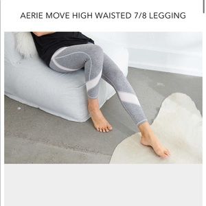 Aerie Move High Waisted Grey workout Legging